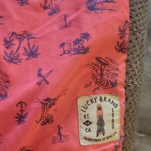Boys lucky brand size 10 swim trunks